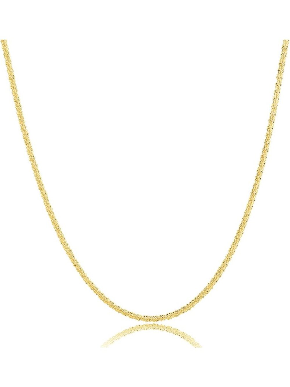 925 Sterling Silver Paperclip Chain Necklace with Lobster Clasp - Sparkling Gift